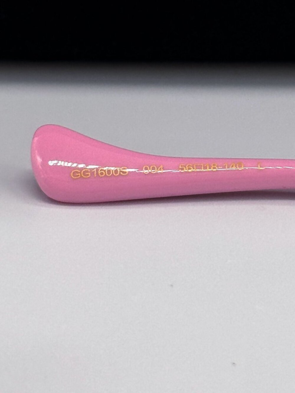 NEW GUCCI SUNGLASSES GG1600S 004 GOLD/PINK WOMEN WITH CHAIN - Picture 10 of 12